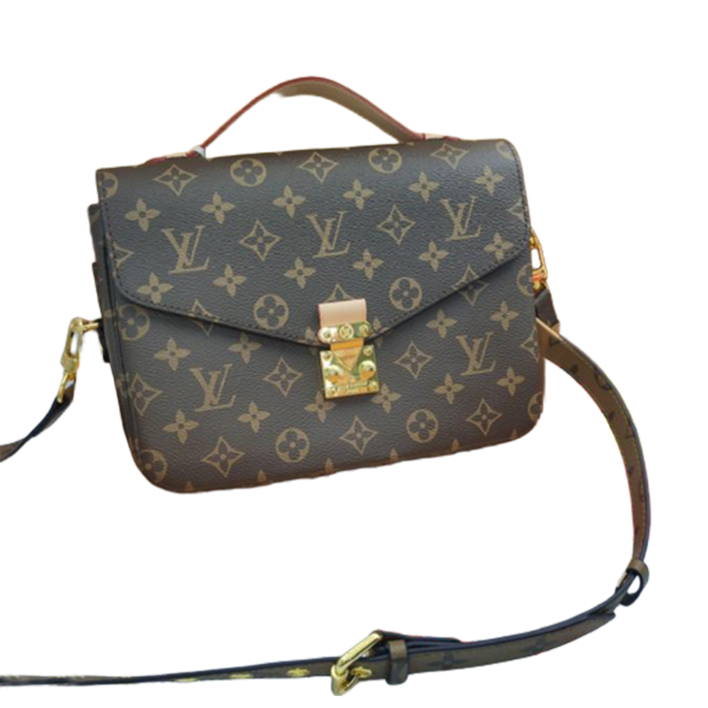 LV Pochette Métis Reverse Monogram Black canvas style Handbag