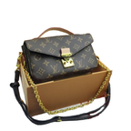 LV Pochette Pochette Métis Reverse Monogram Black Canvas Style East/West Bag