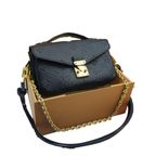 LV Pochette Pochette Métis Reverse Monogram Black Embossed Letter & Gold Tone Hardware Bag