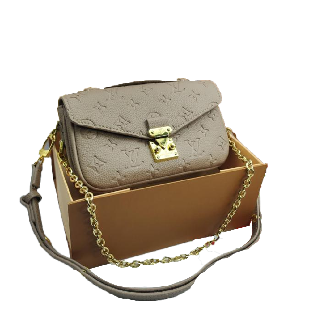 LV Pochette Pochette Métis Monogram Tourterelle Empreinte Bag