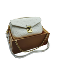 LV Pochette Métis Monogram Embossed Ash Gray Empreinte Bag