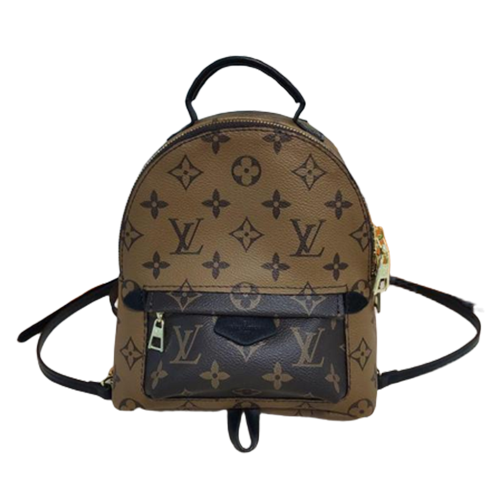 LV Reverse Monogram canvas Palm Springs Mini Backpack