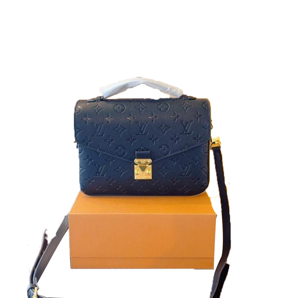 LV Pochette Métis Monogram Embossed Navy Empreinte Bag