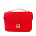 LV Pochette Métis Monogram Scarlet Red Leather HandBag