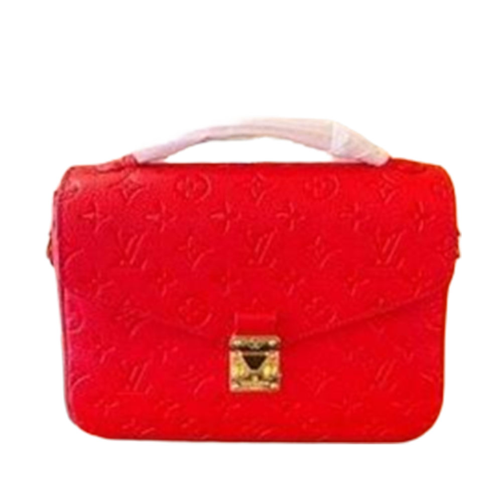 LV Pochette Métis Monogram Scarlet Red Leather HandBag
